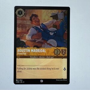 FOIL Agustin Madgrigal Encanto Lorcana Disney Trading Card Game Collectibles